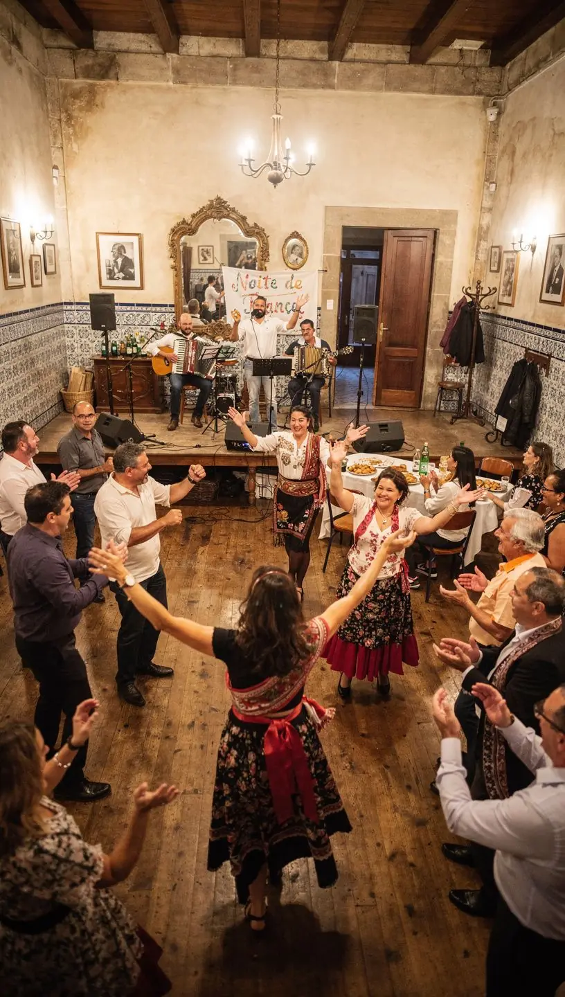 Dancers engaging in a supportive community event.